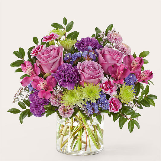 Glass Half Full Bouquet – MARIA'S FLORAL CREATIONS, Bethel CT