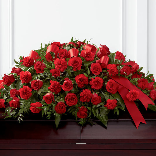 Tribute of Life Casket Spray – MARIA'S FLORAL CREATIONS, Bethel CT