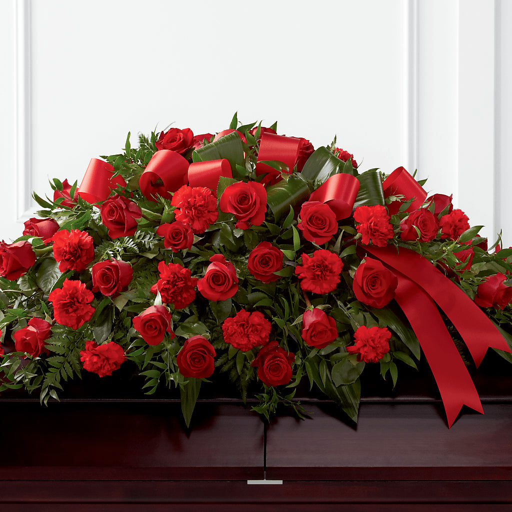 Tribute of Life Casket Spray – MARIA'S FLORAL CREATIONS, Bethel CT