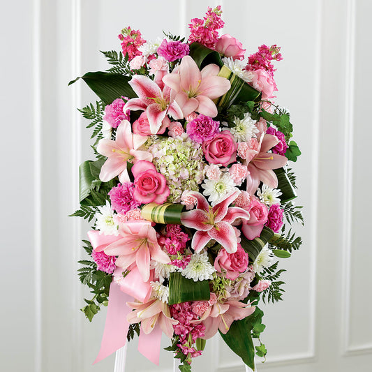 Comforting Standing Spray – MARIA'S FLORAL CREATIONS, Bethel CT