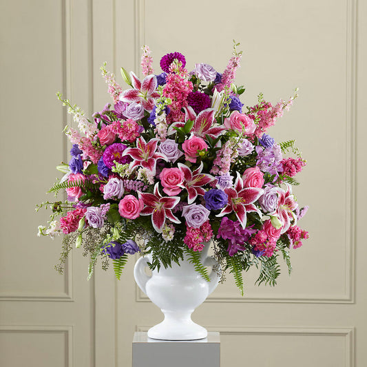 Peaceful Tribute Arrangement – MARIA'S FLORAL CREATIONS, Bethel CT