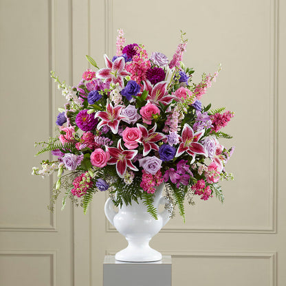 Peaceful Tribute Arrangement – MARIA'S FLORAL CREATIONS, Bethel CT