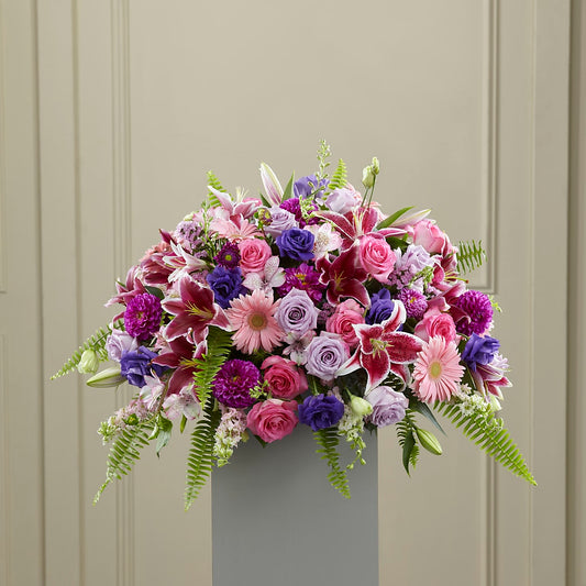 Fare Thee Well Pedestal – MARIA'S FLORAL CREATIONS, Bethel CT