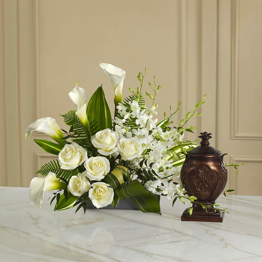 At Peace Arrangement – MARIA'S FLORAL CREATIONS, Bethel CT
