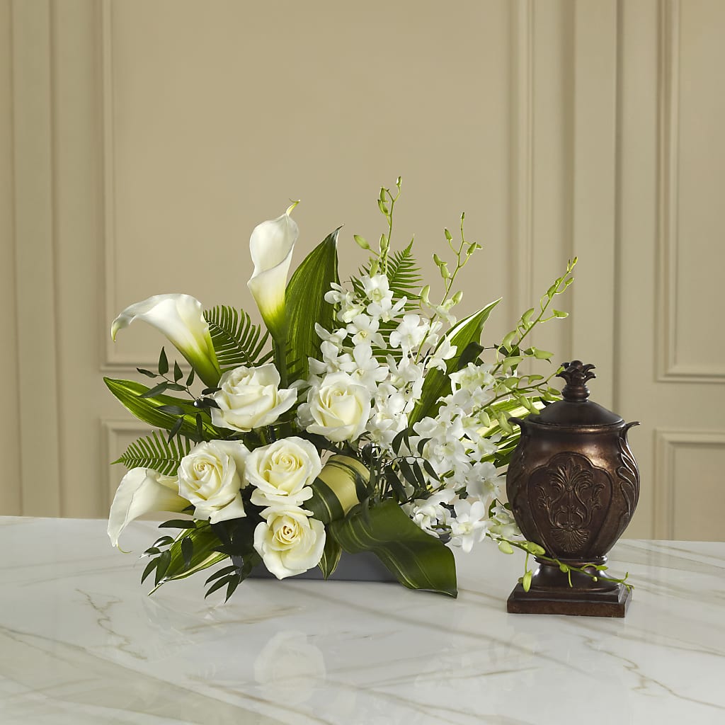 At Peace Arrangement – MARIA'S FLORAL CREATIONS, Bethel CT