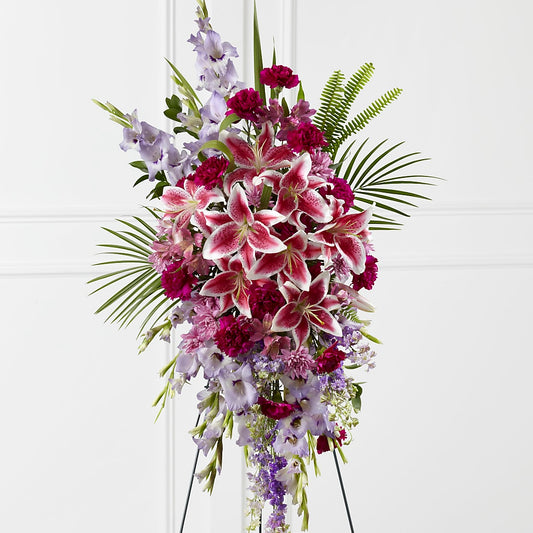 Tender Touch Standing Spray – MARIA'S FLORAL CREATIONS, Bethel CT