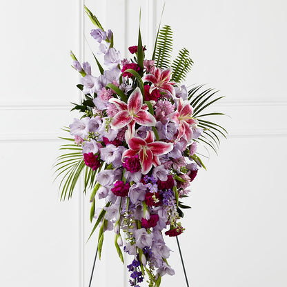 Tender Touch Standing Spray – MARIA'S FLORAL CREATIONS, Bethel CT