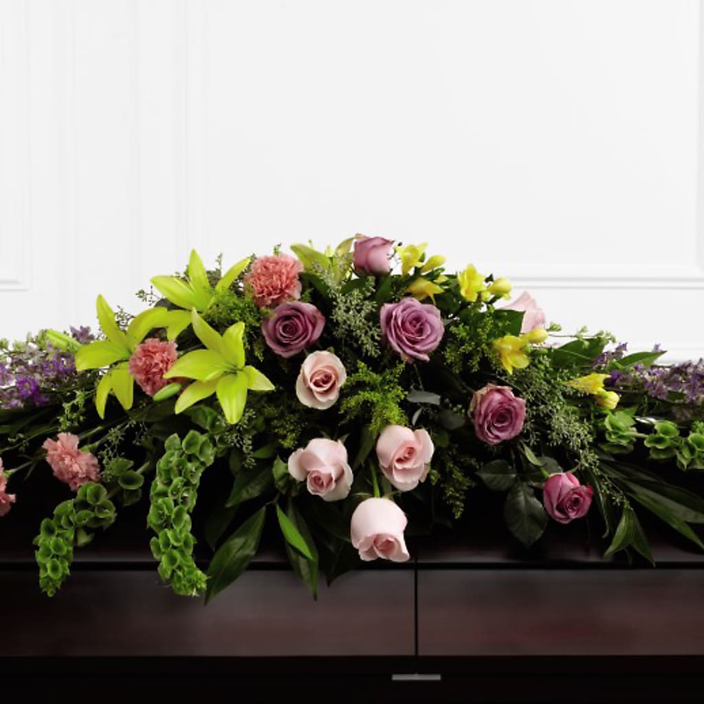 Forever Beloved Casket Spray – MARIA'S FLORAL CREATIONS, Bethel CT
