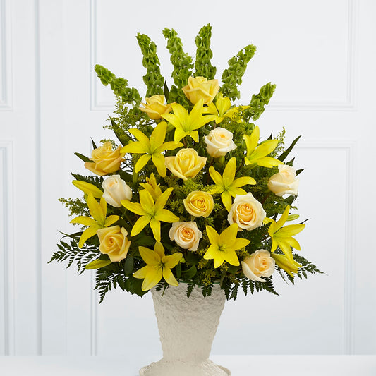Golden Memories Arrangement – MARIA'S FLORAL CREATIONS, Bethel CT