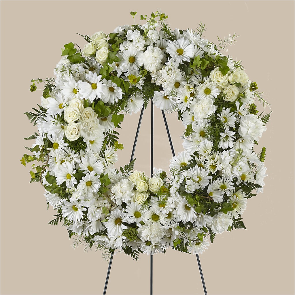 Faithful Wishes Wreath – MARIA'S FLORAL CREATIONS, Bethel CT