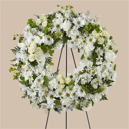 Faithful Wishes Wreath – MARIA'S FLORAL CREATIONS, Bethel CT