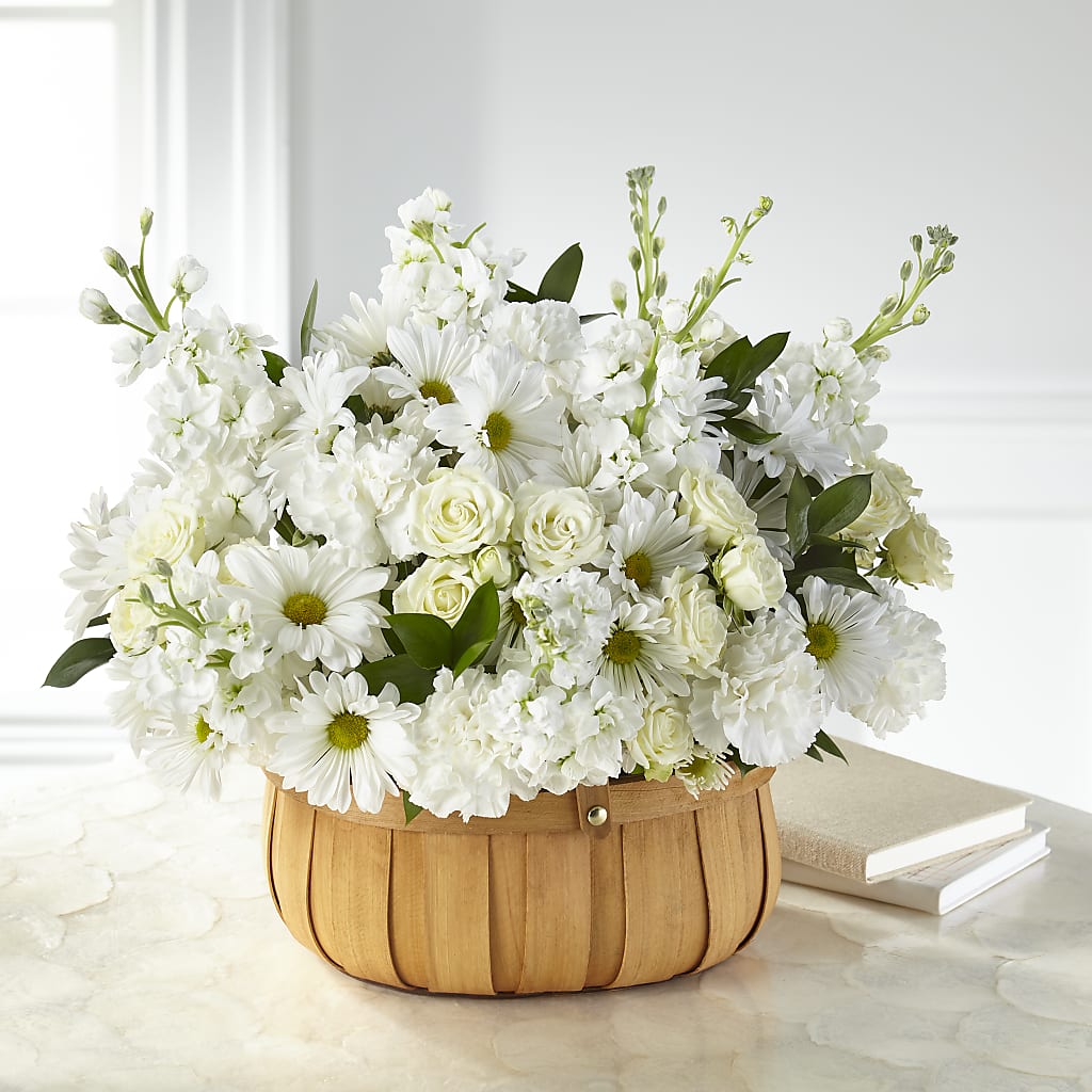 Graceful Garden Basket – MARIA'S FLORAL CREATIONS, Bethel CT