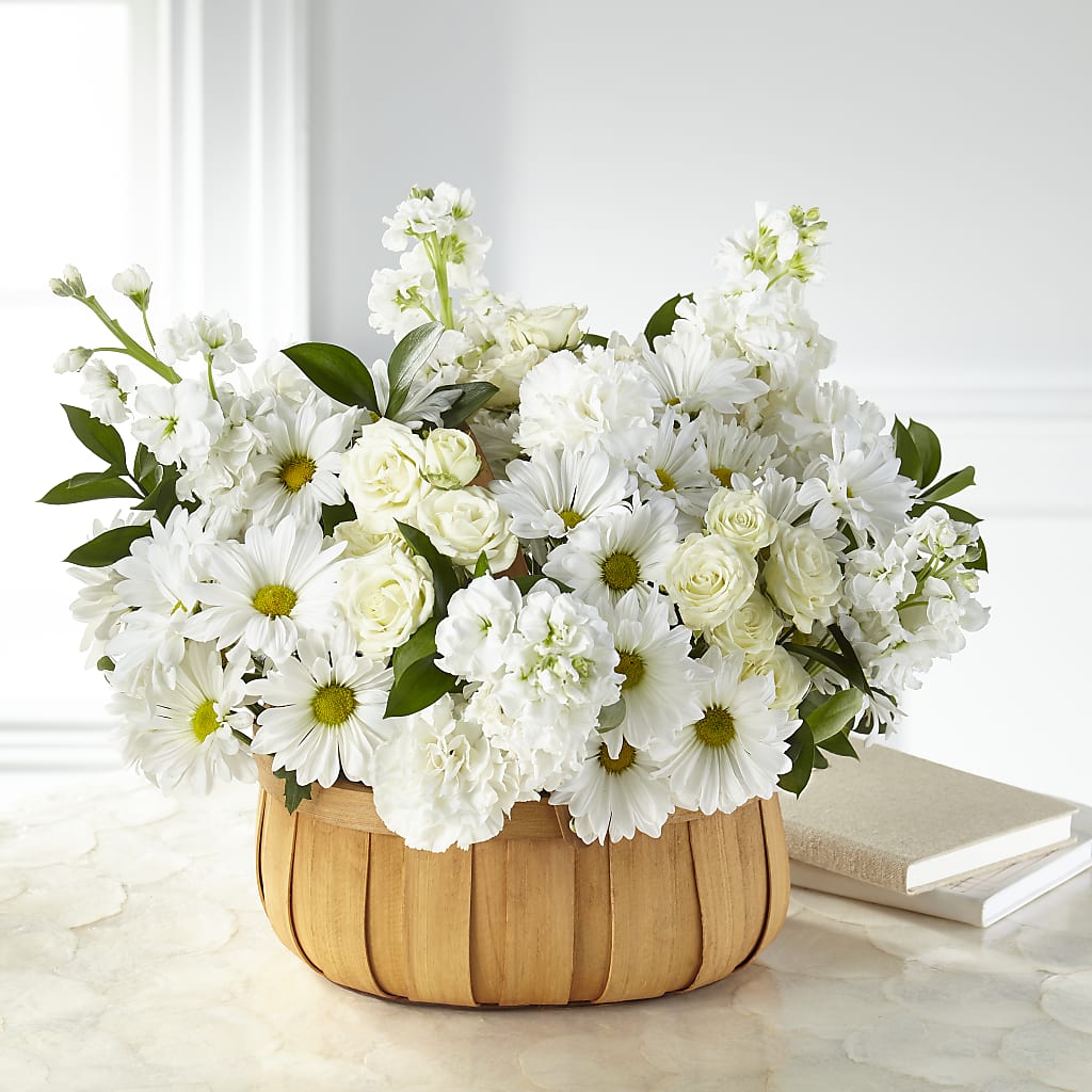 Graceful Garden Basket – MARIA'S FLORAL CREATIONS, Bethel CT