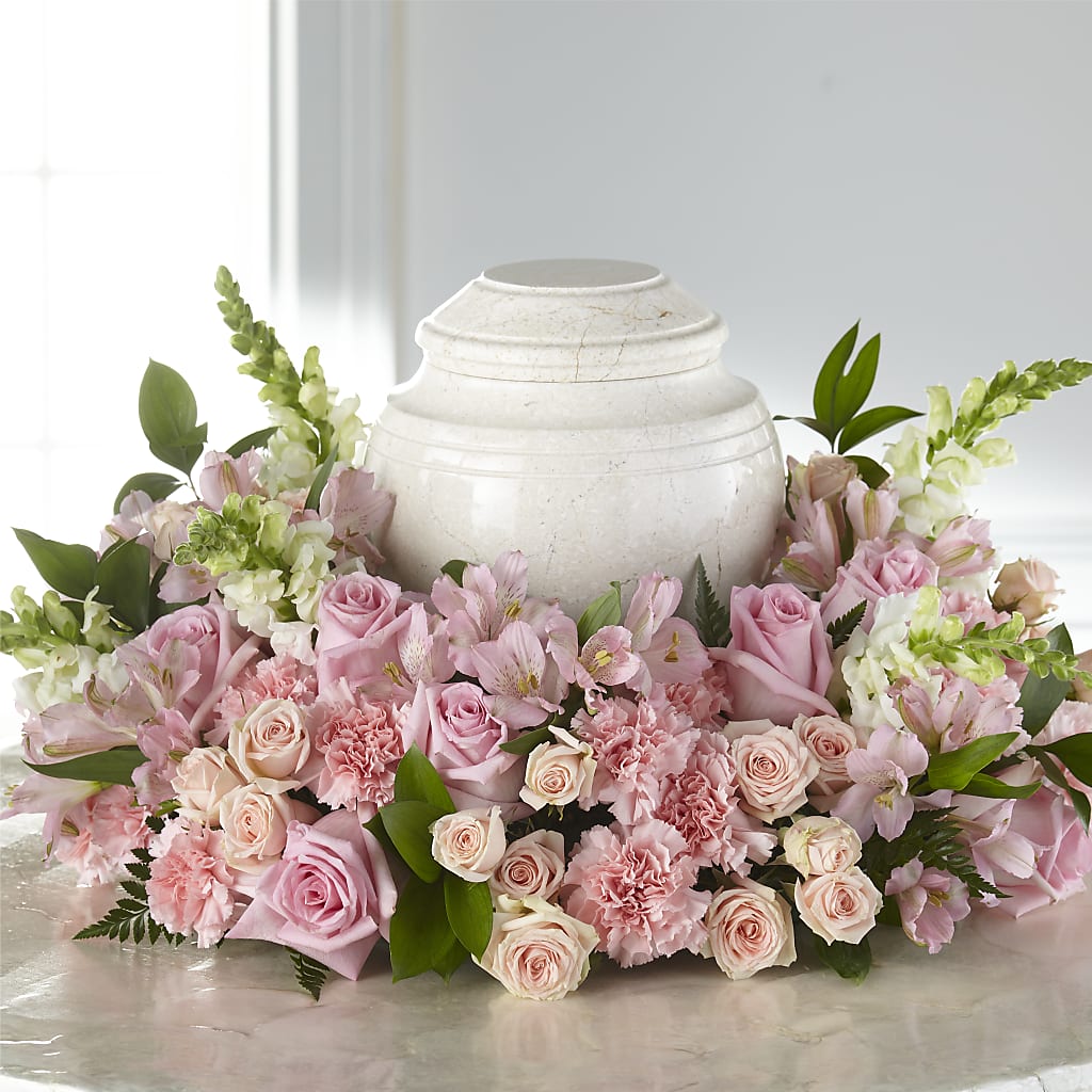 Blooms of Hope Cremation Adornment – MARIA'S FLORAL CREATIONS, Bethel CT