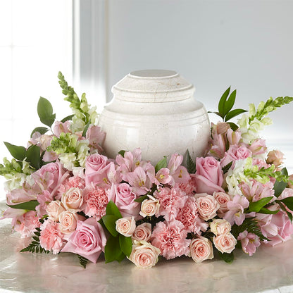 Blooms of Hope Cremation Adornment – MARIA'S FLORAL CREATIONS, Bethel CT