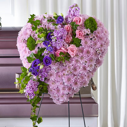 Treasured Love Standing Heart – MARIA'S FLORAL CREATIONS, Bethel CT