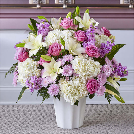 Heaven Sent Floor Basket – MARIA'S FLORAL CREATIONS, Bethel CT