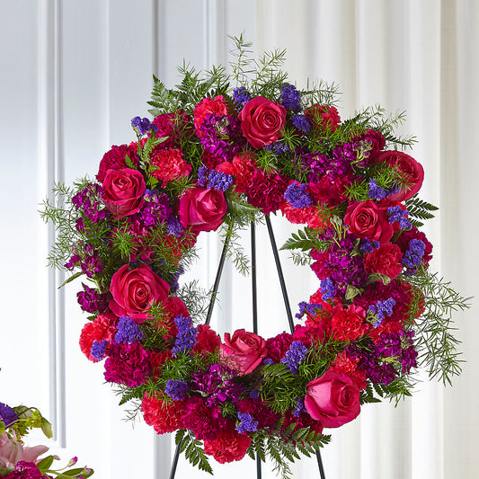 Calming Colors Wreath – MARIA'S FLORAL CREATIONS, Bethel CT