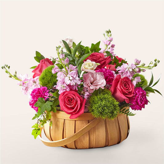 Radiance in Bloom Basket – MARIA'S FLORAL CREATIONS, Bethel CT