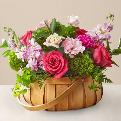 Radiance in Bloom Basket – MARIA'S FLORAL CREATIONS, Bethel CT