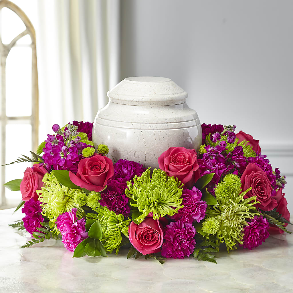Hopeful Blessings Cremation Adornment – MARIA'S FLORAL CREATIONS, Bethel CT
