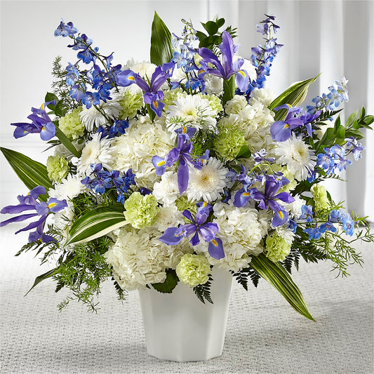 Soft Serenity Floor Basket – MARIA'S FLORAL CREATIONS, Bethel CT