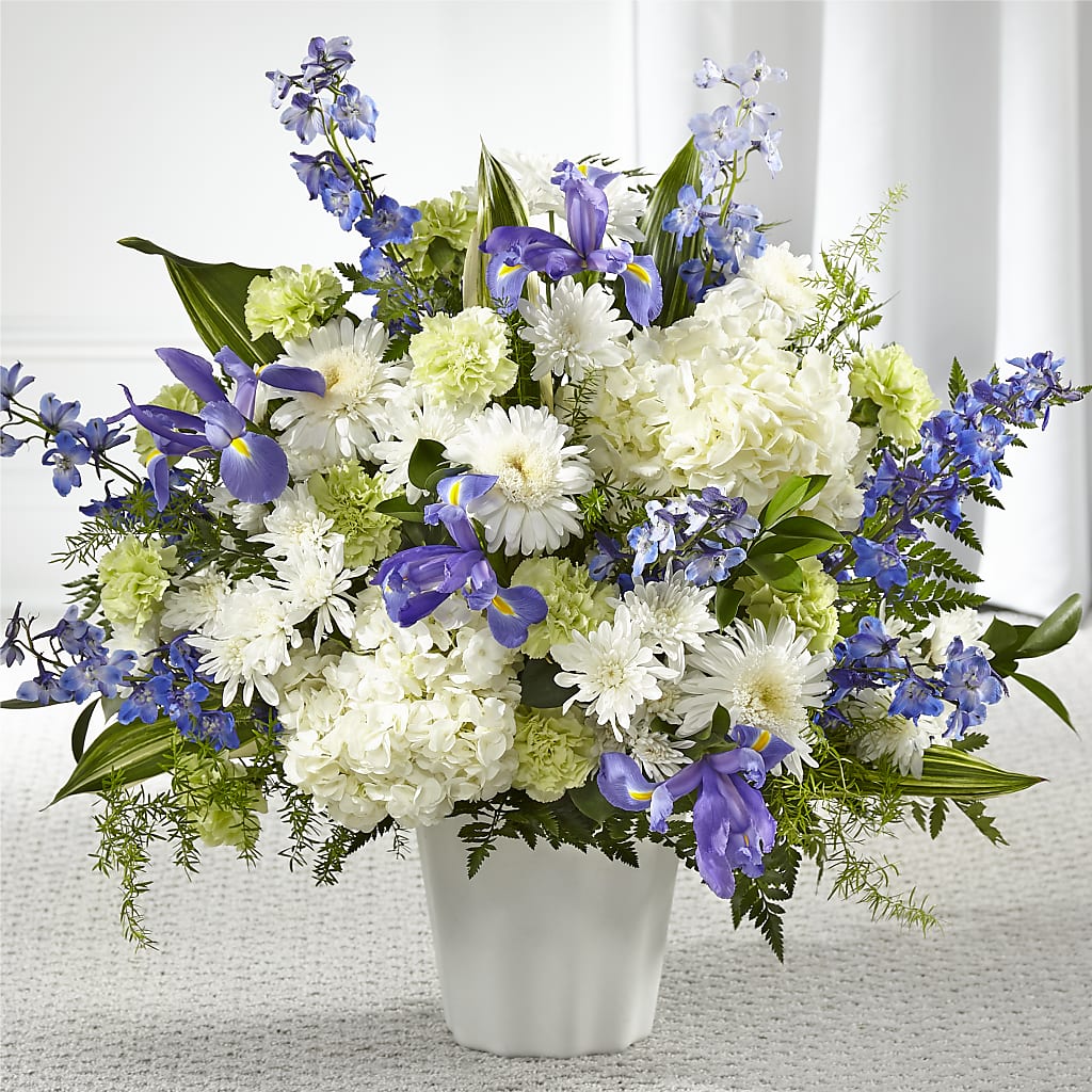 Soft Serenity Floor Basket – MARIA'S FLORAL CREATIONS, Bethel CT