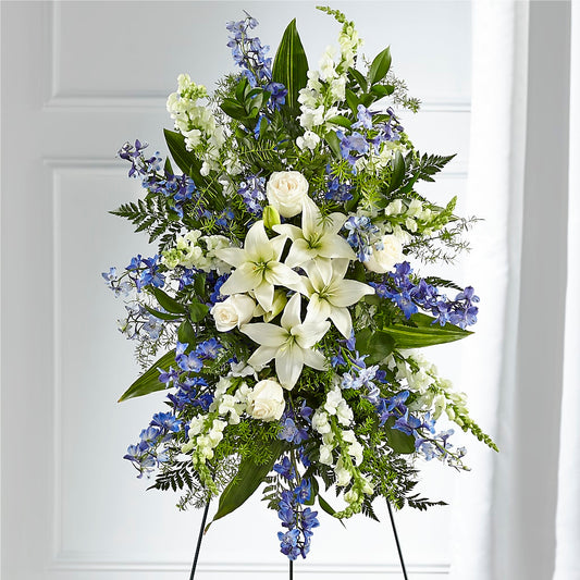 Faithful Friend Standing Spray – MARIA'S FLORAL CREATIONS, Bethel CT