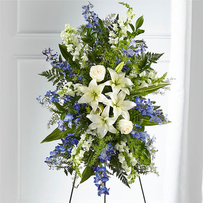 Faithful Friend Standing Spray – MARIA'S FLORAL CREATIONS, Bethel CT