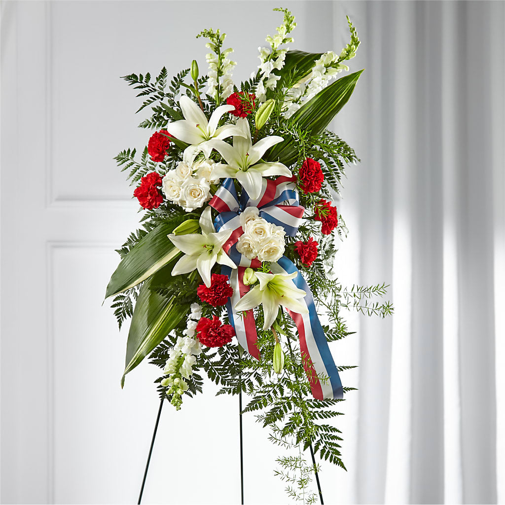 Stars of Life Standing Spray – MARIA'S FLORAL CREATIONS, Bethel CT