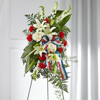 Stars of Life Standing Spray – MARIA'S FLORAL CREATIONS, Bethel CT