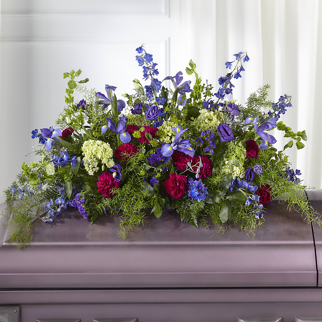 Always Treasured Casket Spray – MARIA'S FLORAL CREATIONS, Bethel CT
