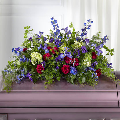 Always Treasured Casket Spray – MARIA'S FLORAL CREATIONS, Bethel CT