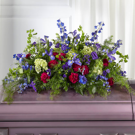 Always Treasured Casket Spray – MARIA'S FLORAL CREATIONS, Bethel CT