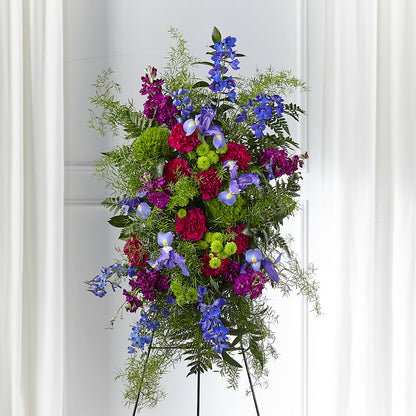 Heavenly Skies Standing Spray – MARIA'S FLORAL CREATIONS, Bethel CT