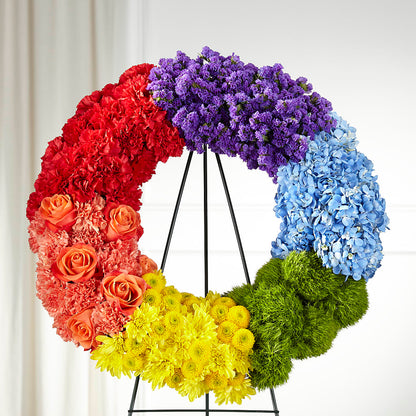 Circle of Love Wreath – MARIA'S FLORAL CREATIONS, Bethel CT