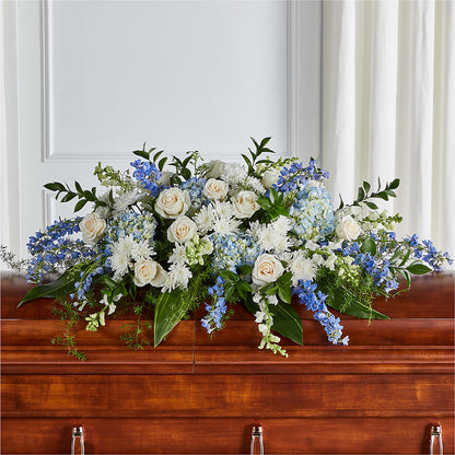 Timeless Essence Casket Spray – MARIA'S FLORAL CREATIONS, Bethel CT