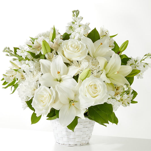 Peaceful Reflections Arrangement – MARIA'S FLORAL CREATIONS, Bethel CT