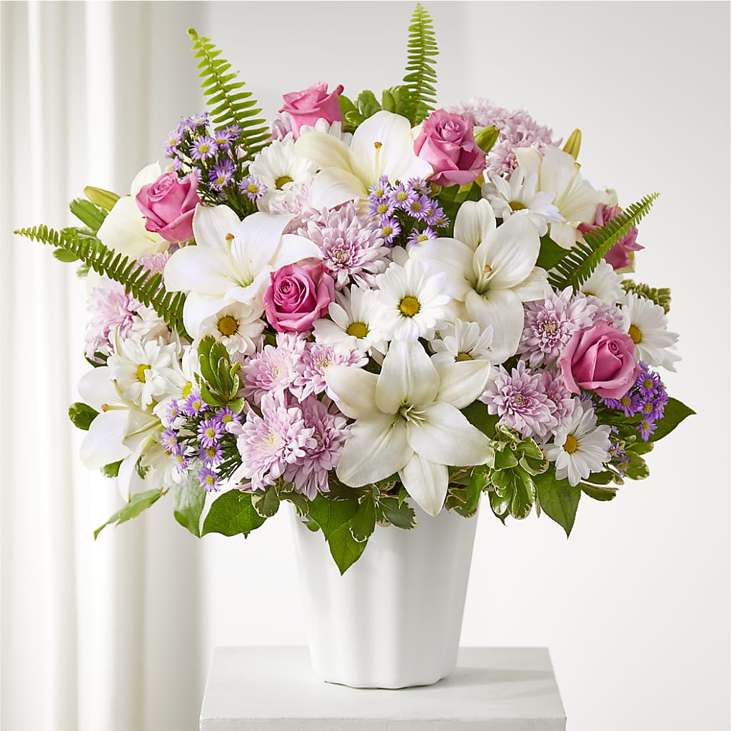 Warmest Thoughts Tabletop Basket – MARIA'S FLORAL CREATIONS, Bethel CT