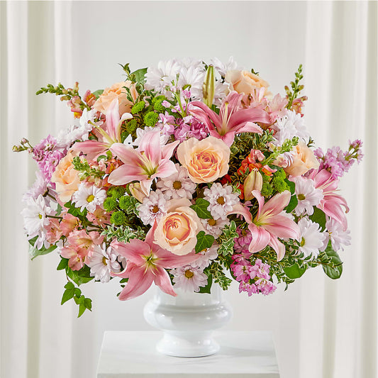 Heartfelt Gesture Urn Arrangement – MARIA'S FLORAL CREATIONS, Bethel CT