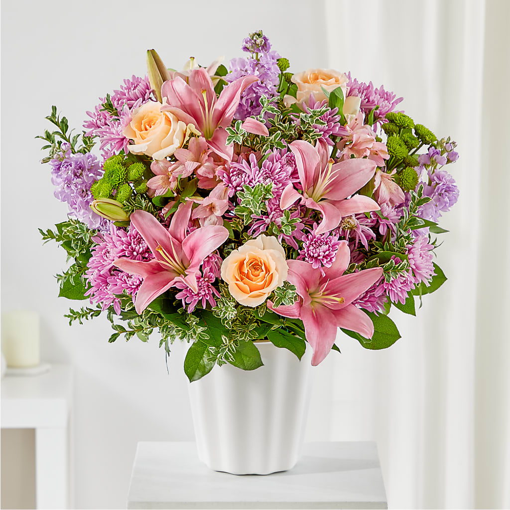 Supportive Embrace Tabletop Basket – MARIA'S FLORAL CREATIONS, Bethel CT