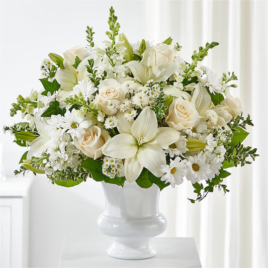 Uplifting Urn Arrangement – MARIA'S FLORAL CREATIONS, Bethel CT