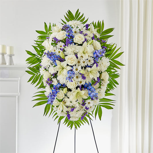 At Rest Standing Spray – MARIA'S FLORAL CREATIONS, Bethel CT