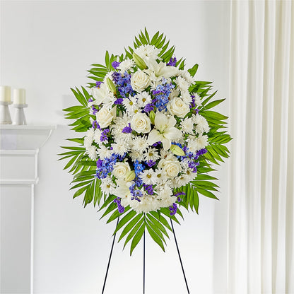 At Rest Standing Spray – MARIA'S FLORAL CREATIONS, Bethel CT