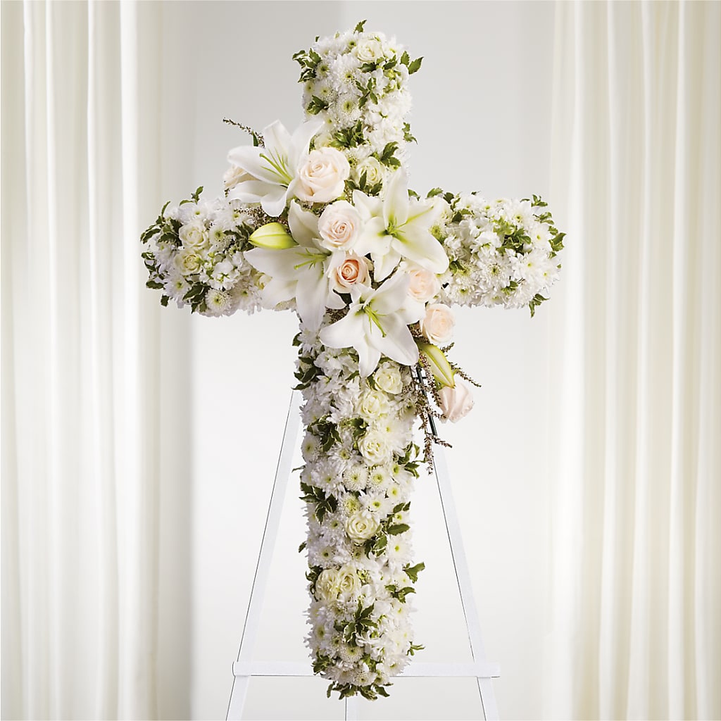 Spiritual Guidance Standing Spray – MARIA'S FLORAL CREATIONS, Bethel CT