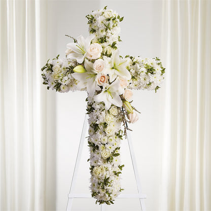 Spiritual Guidance Standing Spray – MARIA'S FLORAL CREATIONS, Bethel CT