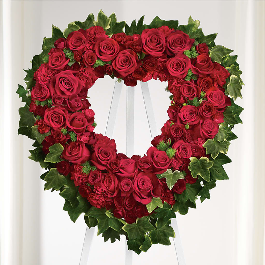 Wholehearted Standing Spray – MARIA'S FLORAL CREATIONS, Bethel CT