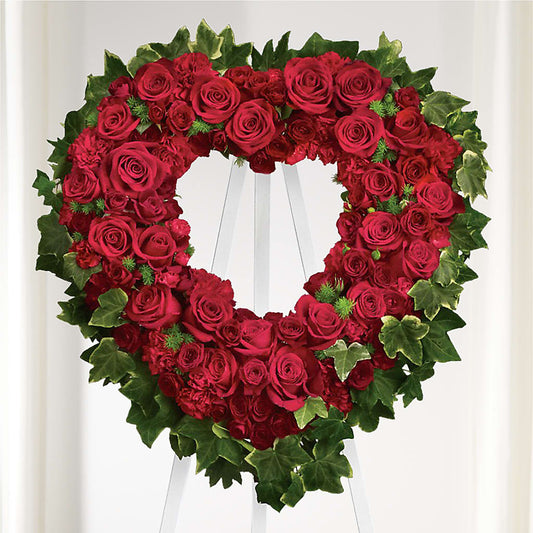 Wholehearted Standing Spray – MARIA'S FLORAL CREATIONS, Bethel CT