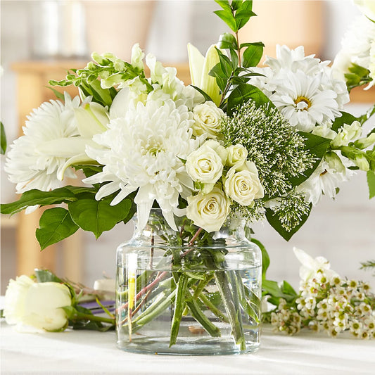 Classic Ivory – A Florist Original – MARIA'S FLORAL CREATIONS, Bethel CT