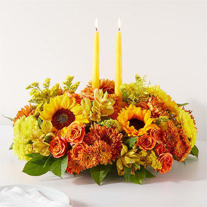 Autumn Harmony Centerpiece – MARIA'S FLORAL CREATIONS, Bethel CT